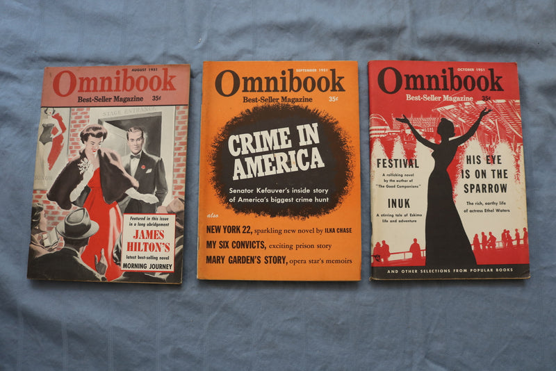 1951 OMNIBOOK DIGEST MAGAZINE - LOT OF 11 - O 3327