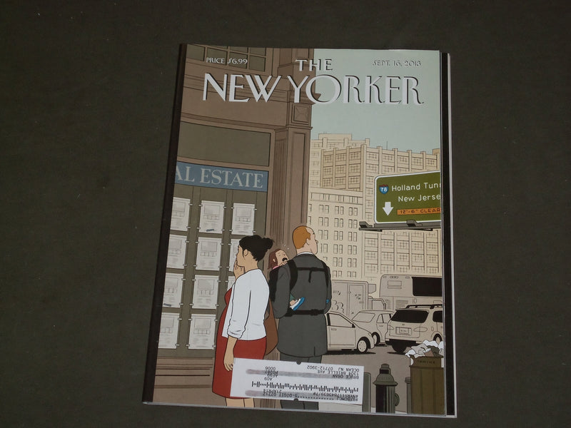 2013 SEPTEMBER 16 THE NEW YORKER MAGAZINE - ILLUSTRATED COVER - NY 2253