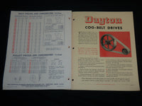 1936 DAYTON COG-BELT DRIVES & V-FLAT DRIVES CATALOG #180 - J 6728