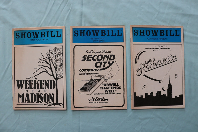 1960'S-1980'S THEATRE PROGRAMS - LOT OF 19 - O 3939