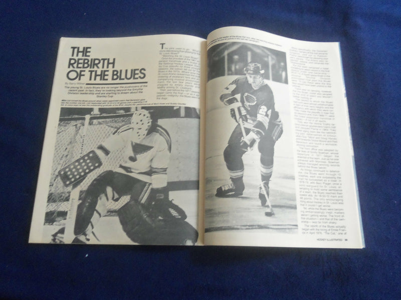 1981 JANUARY HOCKEY ILLUSTRATED MAGAZINE - KENT NILSSON COVER - F 253E