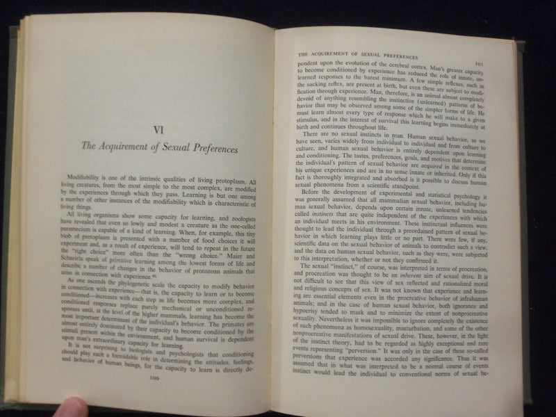 1967 HOMOSEXUAL BEHAVIOR AMONG MALES HARDCOVER BOOK BY W. CHURCHILL - KD 8691