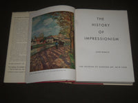 1955 THE HISTORY OF IMPRESSIONISM BY JOHN REWALD BOOK - NICE PRINTS - I 1016