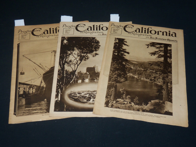 1928 MARCH 14 PROGRESSIVE CALIFORNIA IN ROTOGRAVURE - 3 SECTIONS - NP 5111