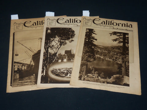 1928 MARCH 14 PROGRESSIVE CALIFORNIA IN ROTOGRAVURE - 3 SECTIONS - NP 5111