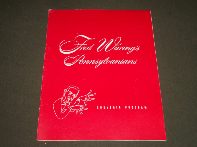 1953 FRED WARING'S PENNSYLVANIANS SOUVENIR PROGRAM - NICE PHOTOS - ST 4774