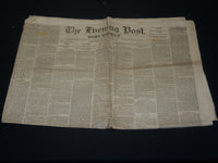 1865 MAY 30 THE EVENING POST NEWSPAPER - JEFF. DAVIS - SURRATT - NP 4956