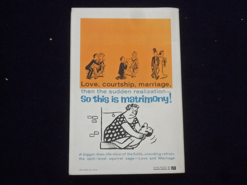 1962 SO THIS IS MATRIMONY! SOFTCOVER BOOK - CARTOONS BY HOFF - J 9641