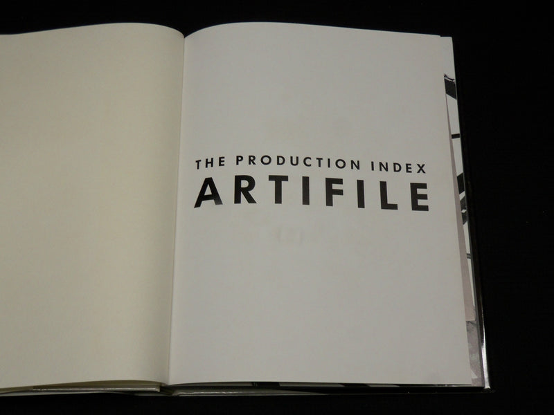 1993 THE PRODUCTION INDEX ARTIFILE HARDCOVER BOOK - VOLUME NO. 2 - R 712L
