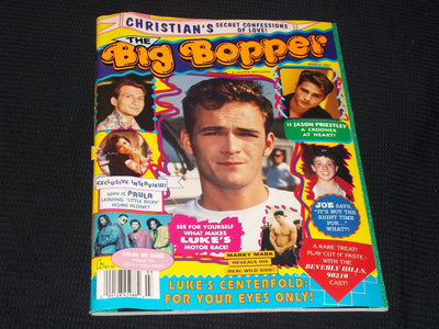 1992 MARCH THE BIG BOPPER MAGAZINE - LUKE PERRY FRONT COVER - E 13657