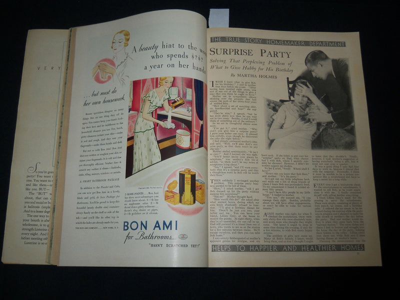 1932 MAY TRUE STORY MAGAZINE - NICE COVER - JAMES DUNN - JUDITH WOOD - M 441