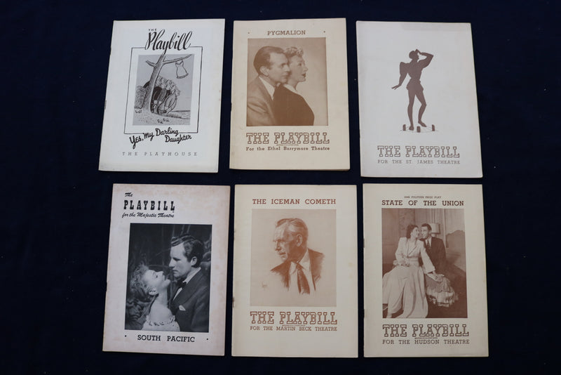 1930'S-1950'S PLAYBILL & PLAYGOER PROGRAMS - LOT OF 38 - O 3320