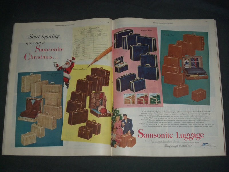 1950 DECEMBER 2 THE SATURDAY EVENING POST MAGAZINE - ILLUSTRATED COVER -SP 2478P