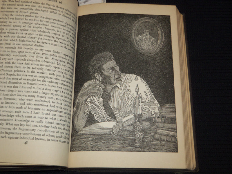 1932 THE CONFESSIONS OF AN ENGLISH OPIUM EATER BOOK THOMAS DE QUINCY - KD 7836