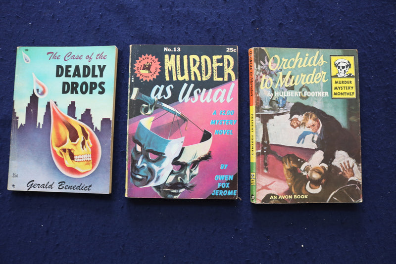 1940'S-1950'S MYSTERY DIGEST MAGAZINES - LOT OF 12 - O 3470