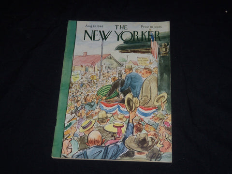 1948 AUGUST 14 THE NEW YORKER MAGAZINE - ILLUSTRATED COVER - NY 224