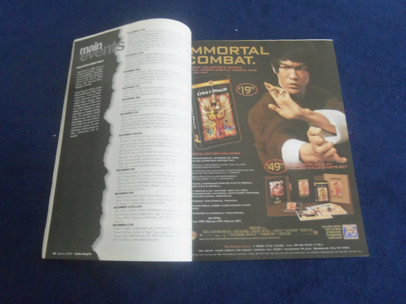 2000 JANUARY INSIDE KUNG FU MAGAZINE - MARTIAL ART'S MAGNIFICIENT - F 375N