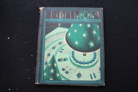 1935 DECEMBER FORTUNE MAGAZINE - GREAT COVER AND ADS - E 10785