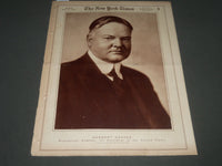 1928 JUNE 17 NY TIMES PICTURE SECTION - HERBERT HOOVER FOR PRESIDENT - NT 7080