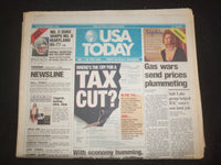 1999 FEBRUARY 4 USA TODAY NEWSPAPER - GAS WARS SEND PRICES PLUMMETING - NP 7997