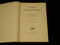 1949 TEXTBOOK OF HUMAN PHYSIOLOGY HARDCOVER BOOK BY WILLIAM F. HAMILTON- KD 6423