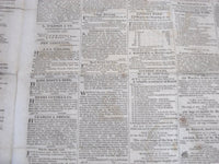 1819 & 1824 BOSTON PATRIOT NEWSPAPER LOT OF 2 - BALLARD & WRIGHT - NP 2740