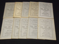 1926 THE AMERICAN MATHEMATICAL MONTHLY MAGAZINE LOT OF 10 -COMPLETE YR - WR 277F