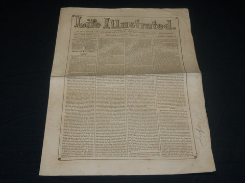 1856 FEBRUARY 16 LIFE ILLUSTRATED NEWSPAPER - NEW INVENTIONS - NP 4798