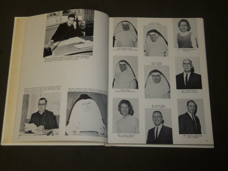 1964 THE RED HAT NEWMAN HIGH SCHOOL YEARBOOK - WAUSAU WISCONSIN - YB 1574