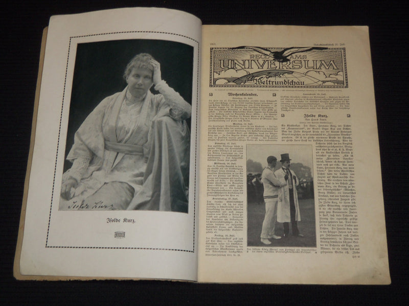 1912-1913 RECLAMS UNIVERSUM GERMAN MAGAZINE LOT OF 12 - O 2596U