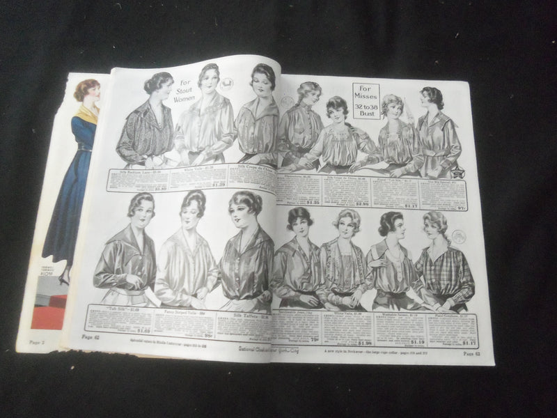 1917-1918 FALL & WINTER NATIONAL CLOAK & SUIT COMPANY CATALOG-N.Y. STYLES- R 93Z