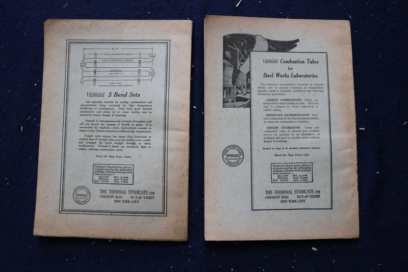 1919-1920 CHEMICAL ABSTRACTS SEMI-WEEKLY MAGAZINE - LOT OF 7 - O 3493