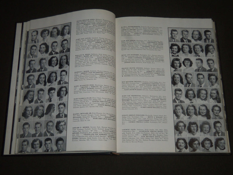 1949 TERRAPIN UNIVERSITY OF MARYLAND COLLEGE YEARBOOK - GREAT PHOTOS - YB 1159
