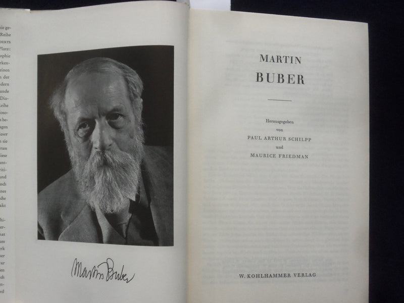 1963 MARTIN BUBER HARDCOVER BOOK-PAUL SCHILPP/MAURICE FRIEDMAN- GERMAN - KD 9001