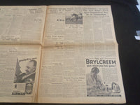 1936 DECEMBER 12 DAILY EXPRESS NEWSPAPER - LONDON - EDWARD LEAVES - NP 5756