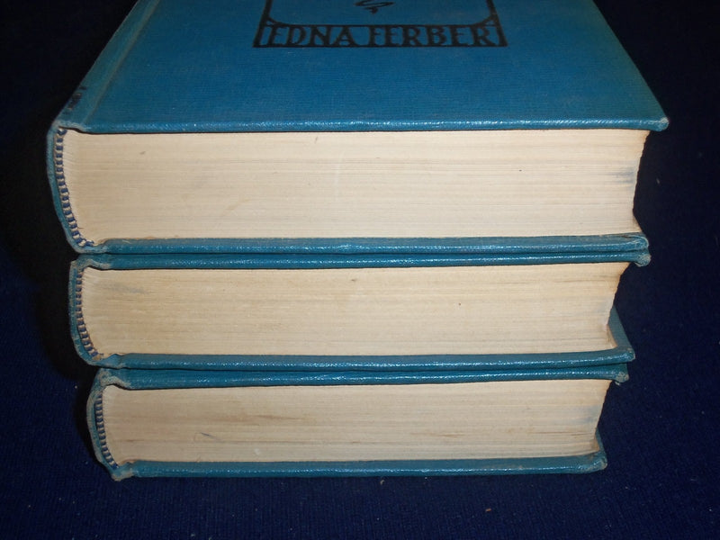 1921-1935 EDNA FERBER BOOK LOT OF 3 - SHOW BOAT - GIRLS - COME & GET IT- KD 2662