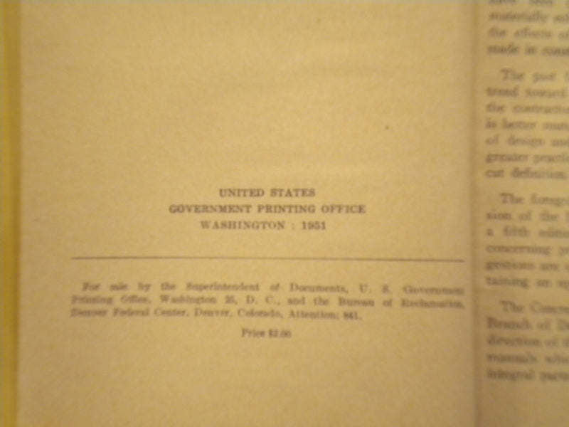 1951 CONCRETE MANUAL SOFT SOFT LEATHER COVER BOOK - 5TH EDITION - KD 8064