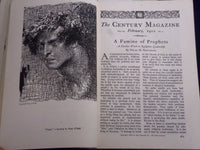 1922 FEBRUARY THE CENTURY MAGAZINE - MAXFIELD PARRISH JELL-O AD - SP 2604