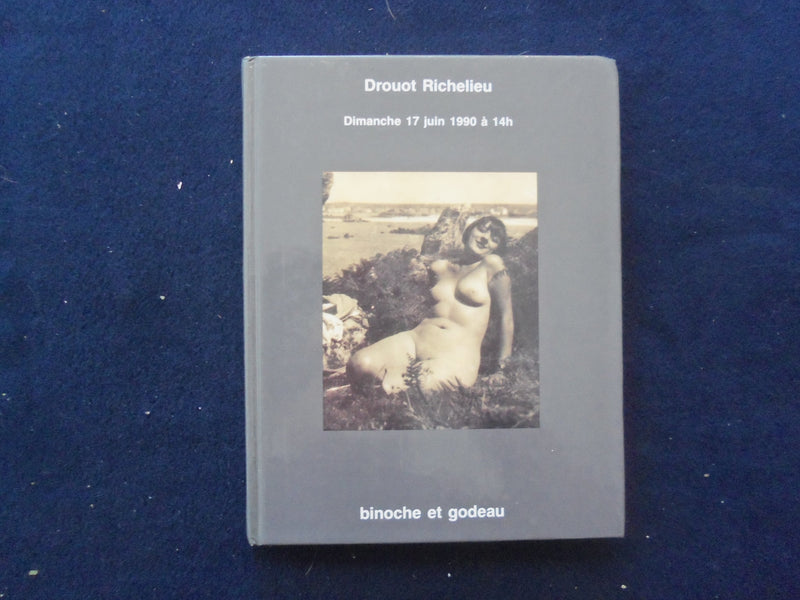 1990 DROUOT RICHELIEU SALLE 10 HARDCOVER BOOK - PHOTOGRAPHIES - FRENCH - KD 8870