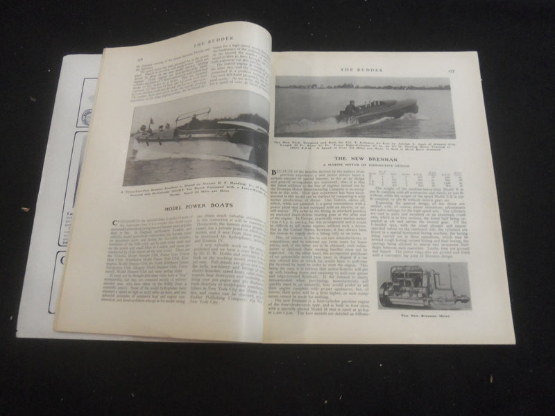 1914 FEBRUARY THE RUDDER MAGAZINE -ILLUSTRATIONS, PHOTOS, STORIES & ADS- B 4198Y