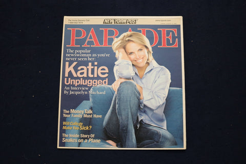 2006 AUGUST 13 PARADE MAGAZINE - KATIE COURIC COVER - E 18369