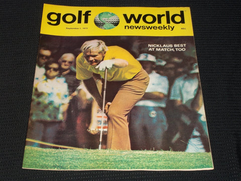 1972 SEPTEMBER 1 GOLF WORLD NEWSWEEKLY MAGAZINE - JACK NICKLAUS COVER - E 6067