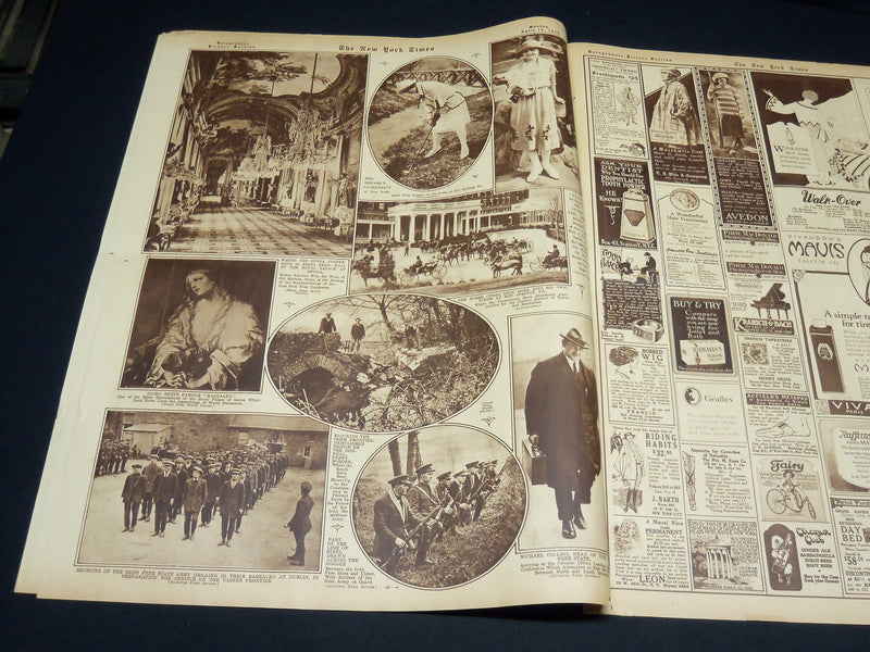 1922 APRIL 16 NEW YORK TIMES PICTURE SECTION - THE LEVIATHAN - PHOTOS - NT 8855
