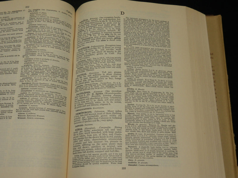 1956 HORTUS SECOND - DICTIONARY OF GARDENING & HORTICULTURE BOOK - KD 2756F