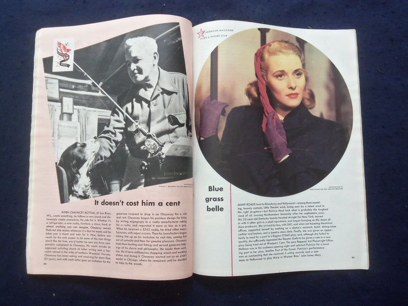 1949 FEBRUARY THE AMERICAN MAGAZINE - TIGHT WHITE COLLAR NOVEL - SP 4781P