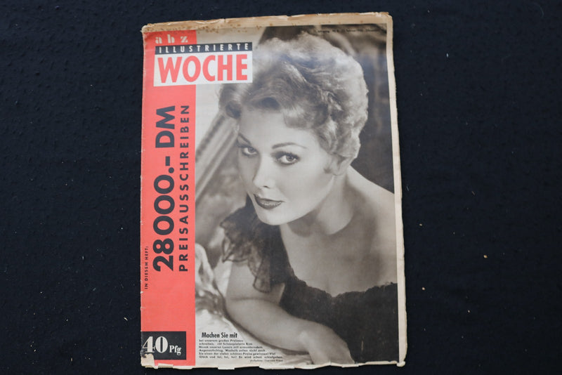 1956 FEBRUARY 25 ABZ ILLUSTRIERTE WOCHE MAGAZINE - KIM NOVAK COVER - E 25103