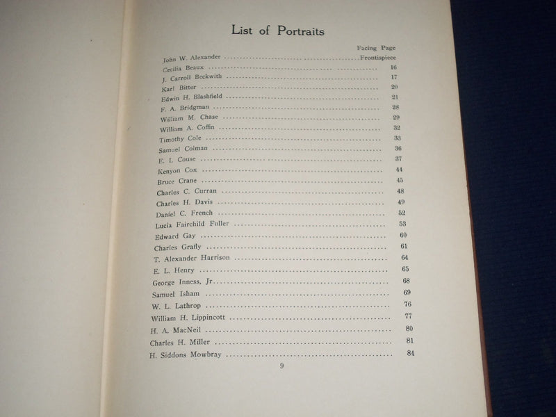 1912 WHO'S WHO IN ART VOLUME EDITED BY FLORENCE N. LEVY - ILLUSTRATED - KD 2395