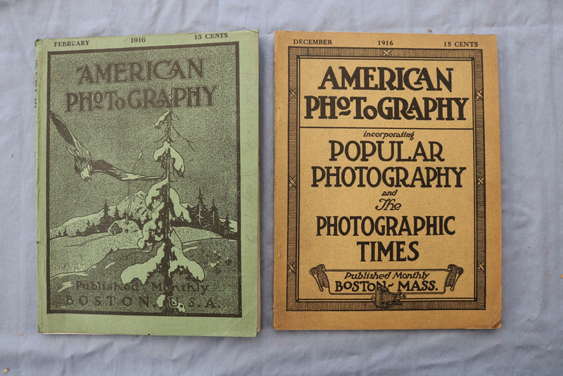 1915-1931 AMERICAN PHOTOGRAPHY MAGAZINE - LOT OF 10 - O 3835