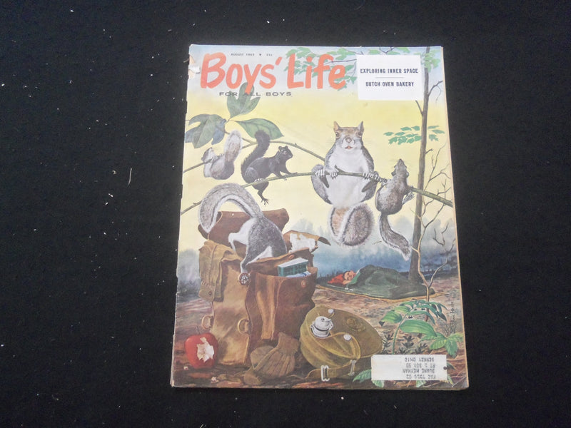 1962 AUGUST BOYS' LIFE MAGAZINE - EXPLORING INNER SPACE - DUTCH OVEN - ST 3770P