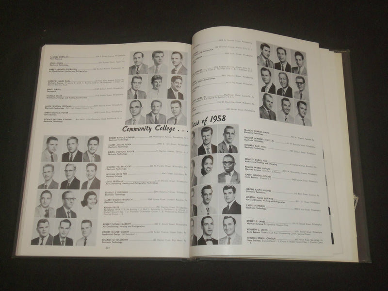 1958 TEMPLE UNIVERSITY YEARBOOK - PHILADELPHIA, PENNSYLVANIA - YB 2179
